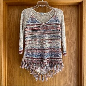 Nwot M American Rag knit boho shirt